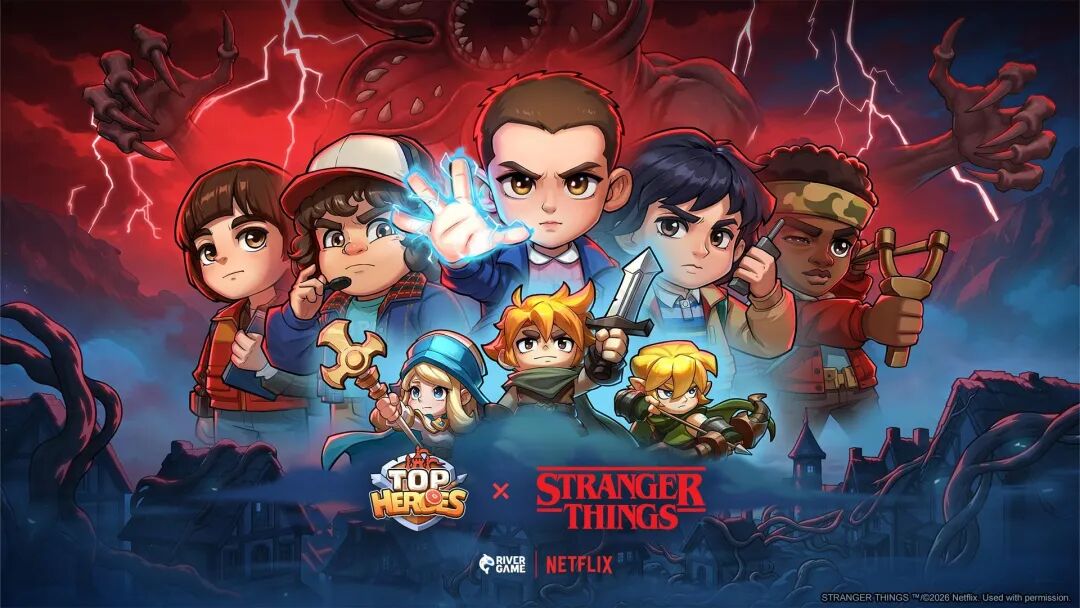 Stranger Things Breaks Into the World of Top Heroes Collaboration